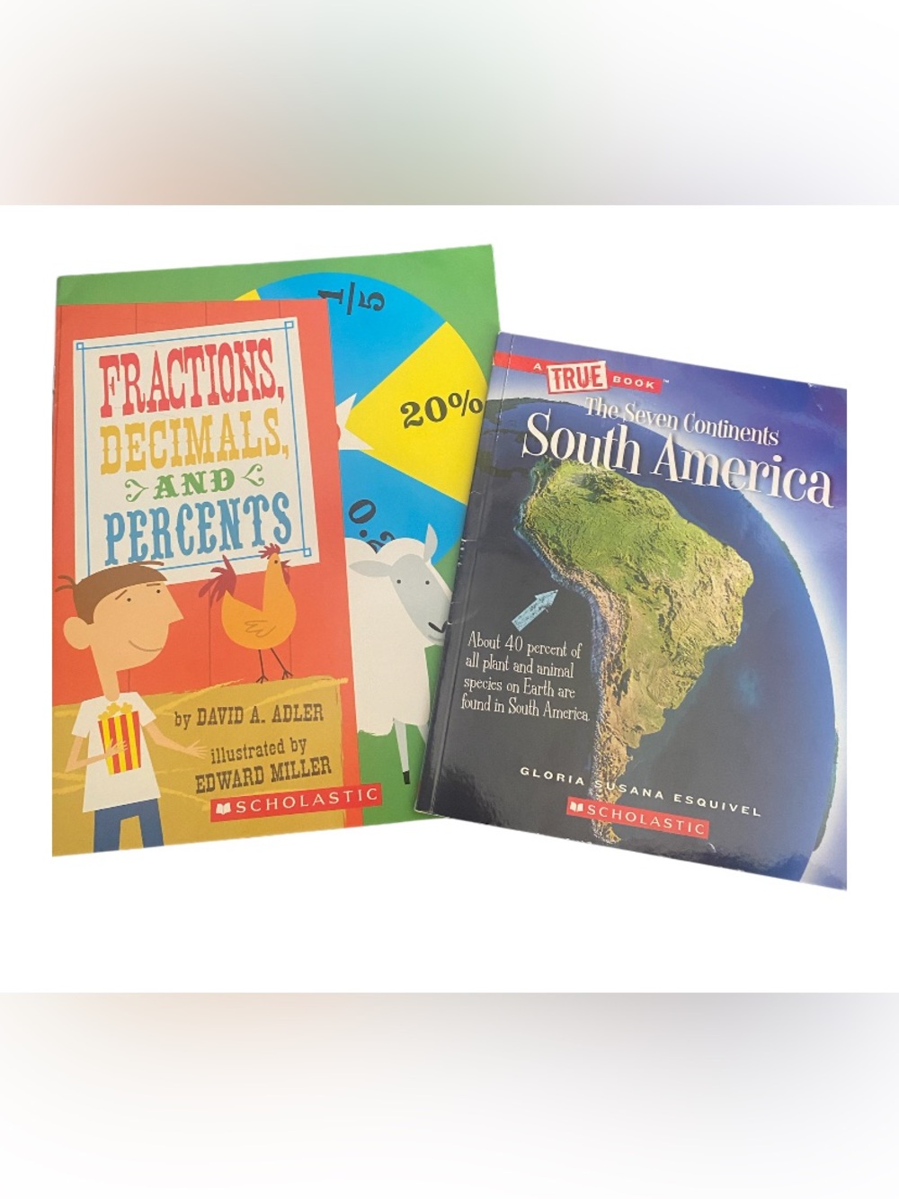 Scholastic Colorful Educational Book Pair /